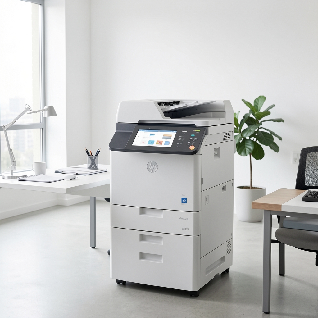 HP Color LaserJet Enterprise M554dn бојни ласерски штампач пословне класе са великим панелом